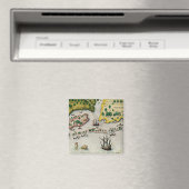 Die Ankunft der Engländer in Virginia Magnet (In Situ (Geschirrspüler))