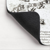 Die Ankunft der Engländer in Virginia Mousepad (Ecke)