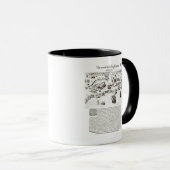 Die Ankunft der Engländer in Virginia Tasse (VorderseiteRechts)