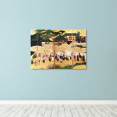 Die Ankunft der Portugiesen in Japan 2 Leinwanddruck (Insitu (Holzboden))