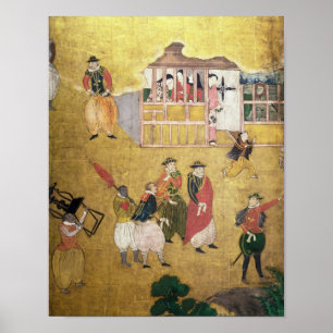 Die Ankunft der Portugiesen in Japan 2 Poster