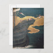 Die Ankunft der Portugiesen in Japan 2 Postkarte (Vorne/Hinten)