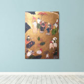 Die Ankunft der Portugiesen in Japan 3 Leinwanddruck (Insitu (Holzboden))