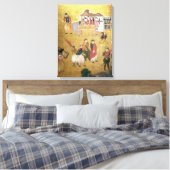 Die Ankunft der Portugiesen in Japan Leinwanddruck (Insitu (Schlafzimmer))