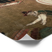 Die Ankunft der Portugiesen in Japan Poster (Ecke)