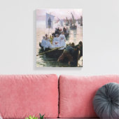 Die Ankunft der Prozession von St. Anne Leinwanddruck (Insitu (Wohnzimmer))