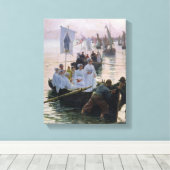 Die Ankunft der Prozession von St. Anne Leinwanddruck (Insitu (Holzboden))