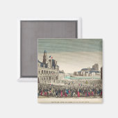 Die Ankunft des Herzogs von Orleans Magnet (Vorderseite/Rückseite)