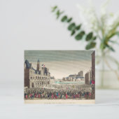 Die Ankunft des Herzogs von Orleans Postkarte (Stehend Vorderseite)