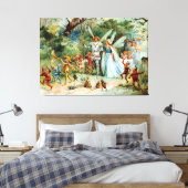 Die Ankunft des Königs und der Königin der Fairies Leinwanddruck (Insitu (Schlafzimmer))
