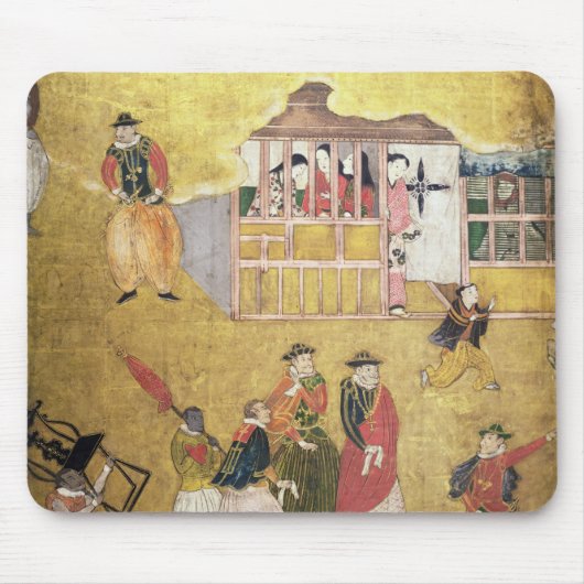 Die Ankunft des Portugiesen in Japan 2 Mousepad (Vorne)