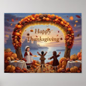 Die Ankunft des Thaksgiving Poster (Vorne)