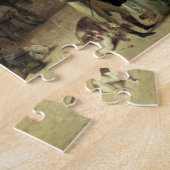Die Ankunft eines Bühne-Zuges am Terminus, deta Puzzle (Seite)