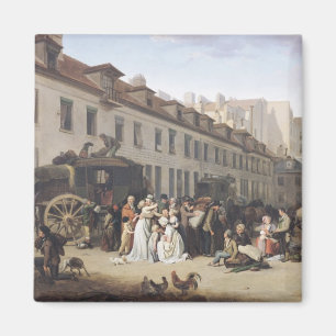 Die Ankunft eines Stagecoach am Terminus Magnet