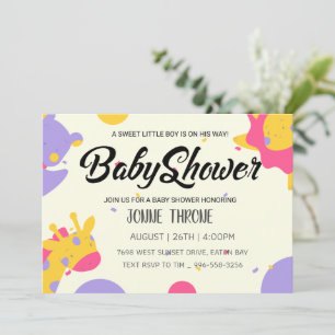 Die Ankunft Ihres kleinen Wunders feiern! Einladung