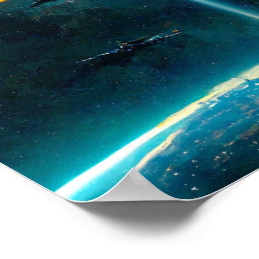 Die Ankunft Poster (Ecke)