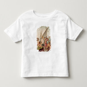 Die Ankunft von Hernando Cortes in Mexiko Kleinkind T-shirt