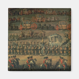 Die Ankunft von Isabella von Parma Magnet