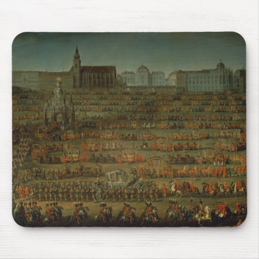 Die Ankunft von Isabella von Parma Mousepad (Vorne)