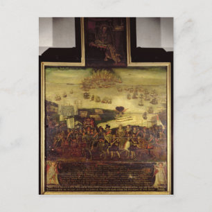 Die Ankunft von Königin Elisabeth I. in Tilbury Postkarte