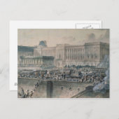 Die Ankunft von Louis XVI vor dem Postkarte (Vorne/Hinten)