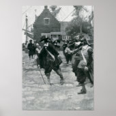 Die Ankunft von Stuyvesant in New Amsterdam Poster (Vorne)