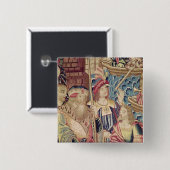 Die Ankunft von Vasco da Gama in Calicut Button (Vorne & Hinten)