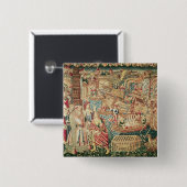 Die Ankunft von Vasco da Gama in Kalkutta Button (Vorne & Hinten)