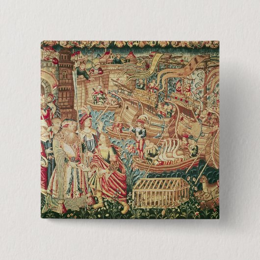 Die Ankunft von Vasco da Gama in Kalkutta Button (Vorderseite)