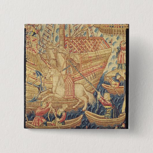 Die Ankunft von Vasco de Gama in Calicut Button (Vorderseite)