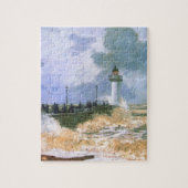 Die Anlegestelle bei Le Havre durch Claude Monet Puzzle (Vertikal)