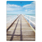 Die Anlegestelle Klemmbrett (Rückseite)