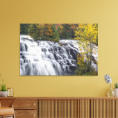 Die Anleihefälle im Herbst in der Nähe von Pauldin Leinwanddruck (Insitu (Wohnzimmer))