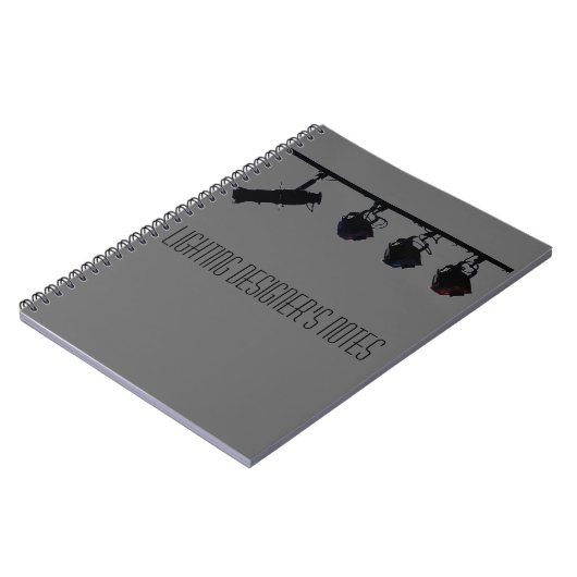 Die Anmerkungen des Lichtgestalters Notizblock (Linke Seite)