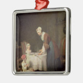 Die Anmut, 1740 Silbernes Ornament (Links)