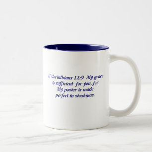 Die Anmut des Gottes Zweifarbige Tasse