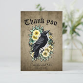 Die Anmut und Eleganz des Raves. Dankeskarte (Stehend Vorderseite)