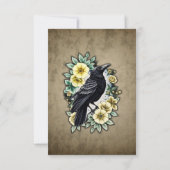 Die Anmut und Eleganz des Raves. Dankeskarte (Rückseite)