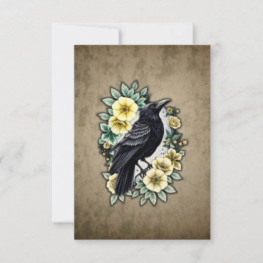 Die Anmut und Eleganz des Raves. Dankeskarte (Rückseite)