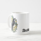 Die Anmut und Eleganz des Raves. Kaffeetasse (Vorderseite Links)