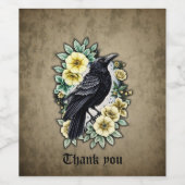 Die Anmut und Eleganz des Raves. Weinetikett (Einzelnes Label)