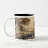 Die Annäherung des Kaisers der China Zweifarbige Tasse (Links)