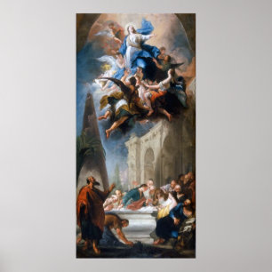 Die Annahme der gesegneten Jungfrau Mary. Poster