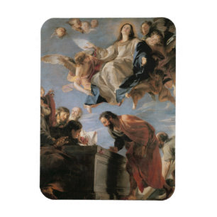 Die Annahme der Jungfrau, 1673 (Öl auf Leinwand) Magnet