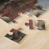 Die Annahme der Jungfrau, 1673 (Öl auf Leinwand) Puzzle (Seite)