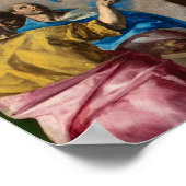 Die Annahme der Jungfrau durch El Greco Poster (Ecke)