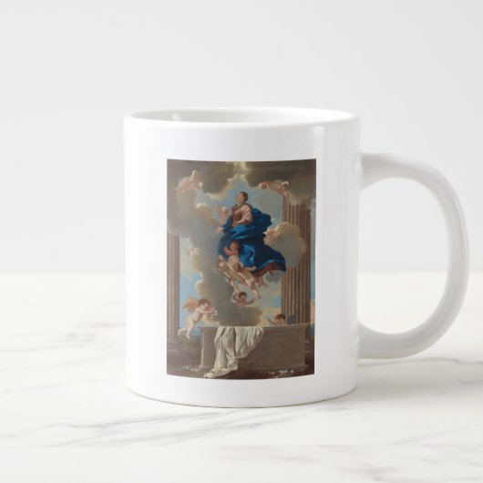 Die Annahme der Jungfrau Jumbo-Tasse (Rechts)