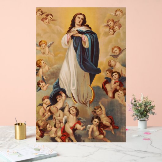 Die Annahme der Jungfrau Mary Acrylschild (Hochzeit)