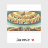 Die Annahme der Jungfrau Mary Aufkleber (Blatt)