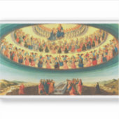 Die Annahme der Jungfrau Mary Aufkleber (Vorderseite)